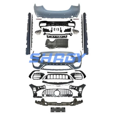 C63 AMG Accessori auto Ricambi auto Parts Front Bumper Lip Grille Body Kit Per Benz W206