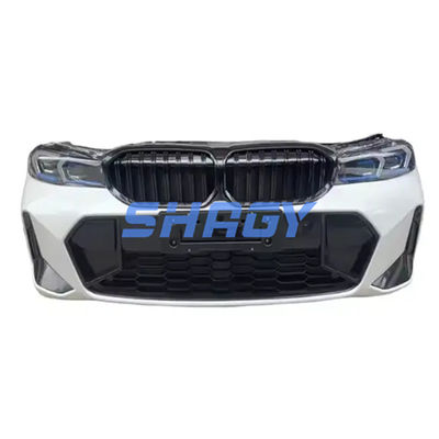 Carbon Fiber Look Car Front Lip Per BMW Serie 3 G20 2018-2022 Taglio del naso
