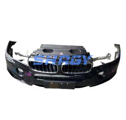 Fibra di carbonio mento del labbro frontale del paraurti per BMW F16 X6 Sedan 2016-2020 taglio del naso