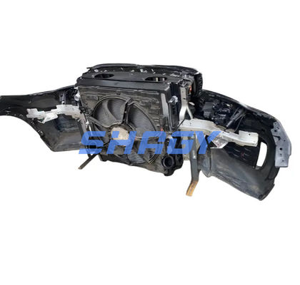 Fibra di carbonio mento del labbro frontale del paraurti per BMW F16 X6 Sedan 2016-2020 taglio del naso