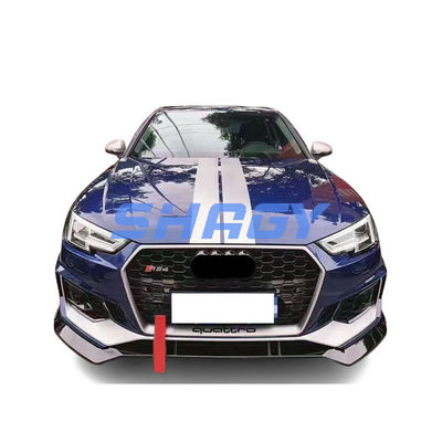 Audi A4 B9 Modificato a RS4 Stile Paraurti anteriore con griglia di materiale PP 4.5