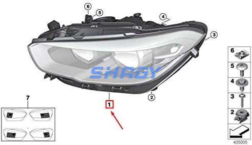 Per il Bmw Serie 1 63117358392Bmw F20 Far davanti